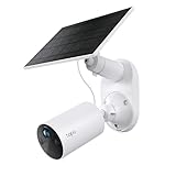 Tapo C410 KIT Solar Überwachungskamera Aussen Akku, 2K 3MP, Farbnachtsicht, MicroSD-Speicher, 6400-mAh Nicht entfernbarer Akku, Zwei-Wege-Audio, Personenerkennung, Alexa&Google Assistant, 2,4 GHz