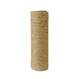 Abaodam Katzenkratzbaum Ersatzpfosten 7cm Durchmesser 30cm Länge Sisal Kratzsäule Robust für Katzen Klettergerüst Ersatzteil