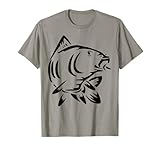 Karpfen Tshirt Angel Shirt für Angler mit Fisch Mann Frau T-Shirt