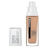 Maybelline New York Wasserfestes Make up, Foundation mit hoher Deckkraft, Langanhaltendes Gesichts-Make-up, Super Stay Active Wear, Farbe: Nr. 30 Sand (Hell) 1 x 30 ml