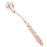 YUZHO BDSM Nadelroller Stahlnadelrad Nadelrad Nervenstimulierendes Edelstahl-Nadelrad Hautnerventest Adult Toys für Paare und Paare flirten Farbe Rose Gold