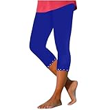 Damen-Leggings, Größe 50, Schwangerschaftsleggings für Damen, Braun, Umstands-Damen-Wollhose, Jogginghose, Damen, UK Fun, Sport, hohe Taille, blau, M