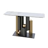 Jian1004 Eingangstisch, 39' moderner schmaler Konsolentisch for Eingangsbereich, Flur und Wohnzimmer