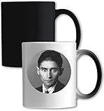 Franz Kafka Schriftsteller-Tasse mit Farbwechsel, Weiß