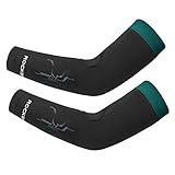 ROCKBROS Fahrrad Armlinge/Beinlinge Winter Thermo Armwärmer/Beinwärmer Rutschfest Arm Sleeves und Knieschutz für Radfahren, Laufen Herren/Damen S-3XL (1 Paar)