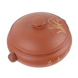 Alipis Dampfgarer aus Keramik Kasserolle Dampfgarer-Tontopf Kochen großer Kochtopf mit Deckel Induktion für Suppentopf aus Keramik kleiner Kochtopf Dampfkochtopf Keramiktopf zum Dämpfen