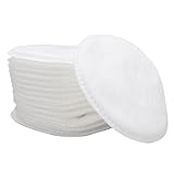 BRRNOO Cotton Rounds Make-up-Entferner, Doppelseitig, Weich, 3-lagig, Fusselfrei, Wattepads aus Pflanzenfasern für die Gesichtspflege, Toner-Anwendung, Beauty-Routine, Unverzichtbar, (80 Stück)