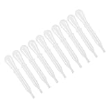 Garneck 10 Stück Teiliges Kleine Kunststoff Dosierpipetten mit Weicher Spitze Robuste Flüssigkeitstropfer für Tattoo Pigmente und Ätherische Öle Präzise Saugleistung für Aromatherapie und