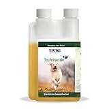 TJURE Teufelskralle Liquid für Hunde | 1000 ml | Ergänzungsfuttermittel mit Teufelskralle | Zur Unterstützung der normalen Beweglichkeit | Pflanzliche Rezeptur | Made in Germany | Ohne Zusatzstoffe