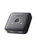 Anker HDMI Switch 4K @ 60Hz Bidirektionaler Switch, Ausgang 2 in 1 mit glatter Oberfläche, unterstützt HDR, 3D, Dolby, kompatibel mit Laptops, PC, Xbox Series, PS5/PS4, Projektor usw.