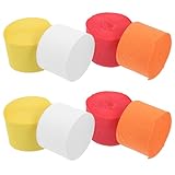 JOINPAYA 8 Stück Krepppapier Girlanden Farbige Regenbogen Partydeko aus Italienischem Krepppapier 2m Pro Rolle für Hochzeiten Geburtstage und Bastelprojekte