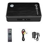 Cvoepobey 4K Ultra HD Media Player für Auto-TV, SD, MMC, RMVB, MP3, USB, Externe Festplatte, U-Disk, Multimedia-Media-Player-Box, EU-Stecker