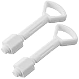 Enhon 2 Stück Ersatzkupplungsstift für Big Bobby Classic,Anhängerkupplungsstift, Zubehör Für Kinderfahrzeuge, Hochwertiger Kunststoff,Weiß