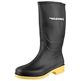 Dunlop Protective Footwear Unisex-Erwachsene Dunlop Dull Gummistiefel, Schwarz, 42 EU