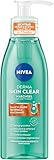 NIVEA Derma Skin Clear Waschgel, Cleanser für ein sichtbar verbessertes Hautbild, effektive Gesichtsreinigung für unreine Haut mit Salicylsäure & Niacinamid (150 ml)