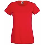 Fruit of the Loom Damen T-Shirt rot rot XX-Large