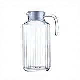 Luminarc ARC 30629 Quadro Krug, Kühlschrankkrug mit Deckel, 1.7 Liter, Glas, transparent, 1 Stück