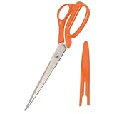 NIYANGLE Schneiderschere aus Rostfreiem Manganstahl mit Ergonomischem Kunststoffgriff Scharfe Stoffschere für Nähen Handarbeit und Basteln Geeignet für Stoff und Komfortabel und Langlebig