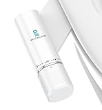 Ultra Slim Bidet Befestigung, Posterior&Feminine Wasch-(einziehbare Doppeldüsen), Nicht-elektrische Bidet Befestigung für Toilettensitz, Einstellbarer Frischwasserdruck, Edelstahl Einlass (weiß)