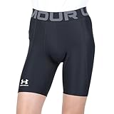 Under Armour Herren Ua Hg Armour Kurze Laufhose atmungsaktive Herrenshorts, Black/White, M EU