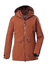 killtec Damen Outdoorparka/Funktionsparka mit Kapuze KOW 16 WMN PRK, kupferbraun, 40, 43310-000