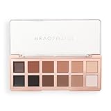 Revolution The Master Icon Matte Nudes Palette – Lidschattenpalette mit 12 matten Nude-Tönen, hochpigmentiert, vegan & tierversuchsfrei
