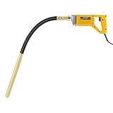 Elektrischer Betonrüttler, 850 W Handrüttler für Beton, Betonverdichter Betonvibrator, 4600 U/min, Beton Flaschenrüttler mit 1m Schlauch, Beseitigung von Luftblasen, für Tunneln, Brücken, Straßen