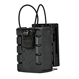 Walkie Talkie Case - Compact Talkie Beutel Fall | Walkie -Talkie -Halter, Langlebiger Beutel Mit Sicherem Passform, Einstellbares Holster Für Die Feldnutzung, Taktische Ausrüstung Für Rettungsteams, A