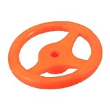 TOYANDONA Lenkrad-babyspielzeug Autorennen Spielzeuglenkrad Für Kleinkinder Auto Lenkrad Lenkradspielzeug Für Auto Kinderlenkrad Für Auto Babylenkrad Orange Plastik