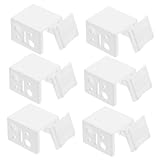 WHAMVOX Teiliges Weiße Jalousienhalterung aus Robustem Abs Box-montagehalter für Lamellenfenster Einfache Installation oben Seitlich oder Hinten Am Fensterrahmen Langlebig und Bruchfest