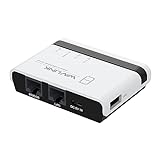 WAVLINK Wireless-Druckserver, Print Server WiFi mit LAN/Bridge mit 10/100 Mbps, USB2.0, Unterstützung verkabelt/filar/Standalone-Modus, kompatibel mit Windows/Mac und allen Druckern mit