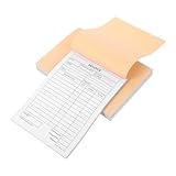 HOMSFOU 5 Stück Lieferanweisung für zweite Link Rechnung Quittungshalterspitze für den Schreibtisch Empfangsspitze Quittungsbuch für Kleinunternehmen Quittungshalter-Clip Papier