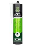 12 x My Green Home Acryl 300 ml in Weiß Maleracryl Bauacryl Dichtstoff Dichtmasse Fugendicht Premium Qualität Für innen und außen Otto-seal
