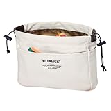 Organizer-Einsatz für Einkaufstasche, Organizer-Einsatz für Innentasche, Organizer-Taschen für Handtasche, wasserdicht, robuste Canvas-Tasche für Outdoor-Make-up