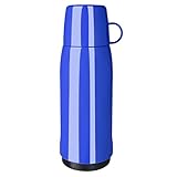 Emsa 502445 Isolierflasche, Mobil genießen, 0.75 L, Schraubverschluss, Blau, Rocket