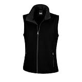 Ergebnis Damen r232 F bedruckbar Softshell Bodywarmer, Damen, R232F, schwarz/schwarz, 2X-Large/Size 18