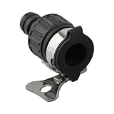 Bebykilemi Gewindeloser Hahnverbinder Indoor Wasserhahn Schlauchadapter Edelstahl Schlauchverschraubung Kein Gewinde Wasserhahn Adapter Kompatibel mit für Click System Schlauchverbinder Gewöhnlich