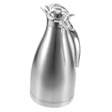 UTHCLO Isolierte Wasserflasche Doppelwandiger Vakuumtopf für Zuhause Büro und Reisen Temperaturbeständig Auslaufsicher Glatte Oberfläche