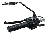 22mm Motorrad Hand Heizgriffe Elektrische Geformte Griffe Roller Moped Bar Handwärmer Einstellbarer Heißgriffgriff Motorrad-Lenkergriffe