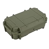 Baxnore ABS -Kunststoff -Aufbewahrungswerkzeugkasten, wasserdichtes Hard -Werkzeughülle, Sicherheitsinstrumenten -Werkzeugbox (Militärgrün)