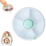 YANGUN Snack Spinner, Rotierende Aufbewahrung Kinder, Snack Spinner Bundle, Tragbare Melone Süßigkeiten Samen Organizer Aufbewahrungsboxen Snackbehälter(Grün)