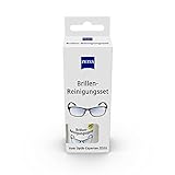 ZEISS Brillen-Reinigungs-Set mit 30ml Inhalt inklusive einem Mikrofasertuch zur schonenden & gründlichen Reinigung Ihrer Brillengläser - alkoholfrei