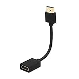 VCELINK HDMI Verlängerung HDMI Verlängerungskabel Extension TV Stick Adapterkabel Hochgeschwindigkeits 14cm 1 Stück