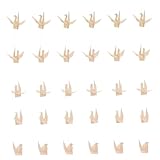 TIDTALEO 3 Saiten wasserdichte Origami-Vogel-Girlande Perlmuttweiß Vorgefertigte Papier-Vogel-Hängedekoration für Hochzeiten Babypartys Abschlussfeiern Fotorequisiten und Partys