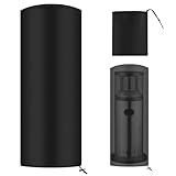 AOOWU Wetterschutzhülle für Terrassenheizer, Heizpilz Abdeckung, Abdeckung für Terrassenofen, Wasserdicht, Winddicht, UV-Beständiges, Patio Heizungsabdeckung Reißfest, 120*50*50CM