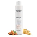 Jean & Len Conditioner Repair Keratin & Mandel, für strukturgeschädigtes Haar, bändigt Frizz und verleiht Glanz, Haarconditioner mit pflanzlichem Keratin, ohne Parabene & Silikone, vegan, 300 ml