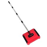 VALICLUD Teppichkehrer Mit Verstellbarem Griff Manuelles Reinigungsgerät Für Tierhaare Und Staub Geeignet Für Teppiche Parkett Und Fliesen Tragbarer Kehrbesen Für Zuhause Und Büro