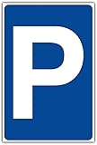 Schild 'Parkplatz' - Parkplatzschild aus Alu/Dibond 200x300 mm - 3 mm stark