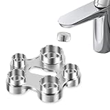 THQAE 1 Pcs perlator schlüssel, wasserhahn aufsatz, Luftsprudler Montageschlüssel, 10 Größen Universal Strahlregler Serviceschlüssel, Ersatzbelüfter wasserhahn sieb Belüfter Schlüssel Werkzeug