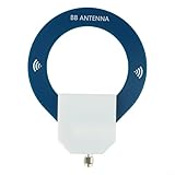 Mini Loop Antenne, 9,9 kHz - 181 MHz tragbare Donut-AM-Antenne, für SMA-Schnittstelle, für Kurzwellenradio